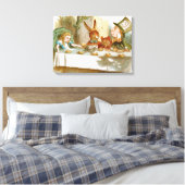Das Tea-Party des Mad Hatter Leinwanddruck (Insitu (Schlafzimmer))