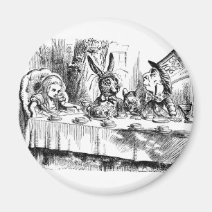 Das Tea-Party des Mad Hatter Magnet