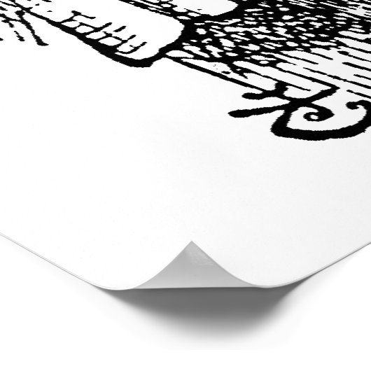 Das Tea-Party des Mad Hatter Poster (Ecke)