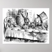 Das Tea-Party des Mad Hatter Poster (Vorne)