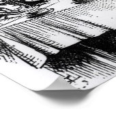 Das Tea-Party des Mad Hatter Poster (Ecke)