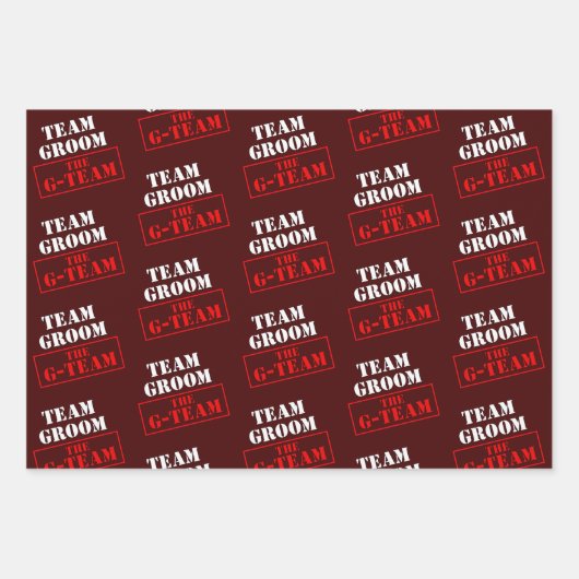 Das Team der G-Teams Geschenkpapier Set (Vorderseite 2)