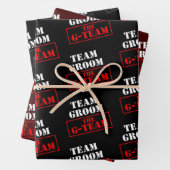 Das Team der G-Teams Geschenkpapier Set (Beispiel)