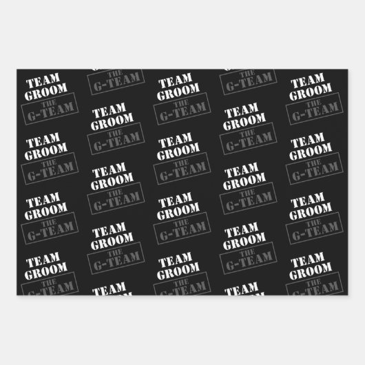 Das Team der G-Teams Geschenkpapier Set (Vorderseite 3)