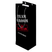 Das Team der G-Teams Geschenktüte Für Weinflaschen (Rückseite Schrägansicht)