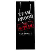 Das Team der G-Teams Geschenktüte Für Weinflaschen (Rückseite)