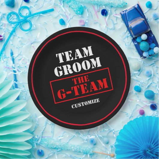 Das Team der G-Teams Pappteller (Party)