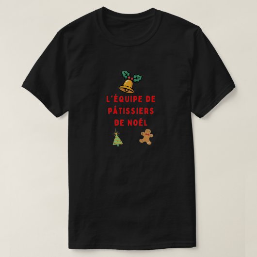 Das Team der Weihnachtsbäcker T-Shirt (Design vorne)