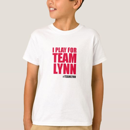 DAS TEAM-LYNN-T-Stück des Kindes T-Shirt (Vorderseite)