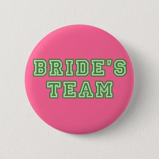 Das Team-Revers-Knopf der Braut Button (Vorderseite)