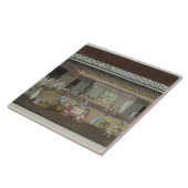 Das Tee-Depot (Gouache auf Seide) Fliese (Seite)