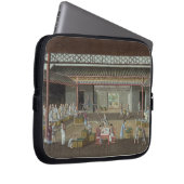 Das Tee-Depot (Gouache auf Seide) Laptopschutzhülle (Vorne Rechts)