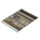 Das Tee-Depot (Gouache auf Seide) Notizblock (Linke Seite)