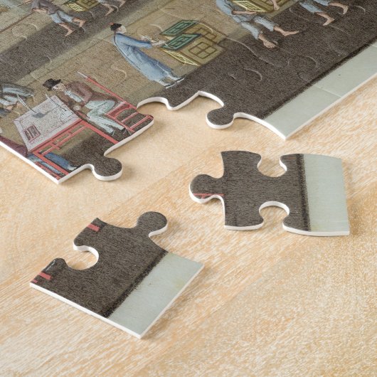Das Tee-Depot (Gouache auf Seide) Puzzle (Seite)