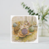 Das Tee-Party der Toads (von Beatrix Potter) Karte (Stehend Vorderseite)