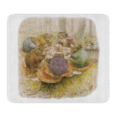Das Tee-Party der Toads (von Beatrix Potter) Schneidebrett (Vorderseite)