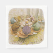 Das Tee-Party der Toads (von Beatrix Potter) Serviette (Vorderseite)
