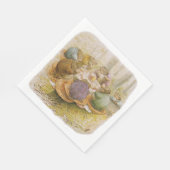 Das Tee-Party der Toads (von Beatrix Potter) Serviette (Ecke)