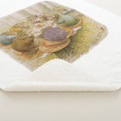 Das Tee-Party der Toads (von Beatrix Potter) Sherpadecke (3/4)
