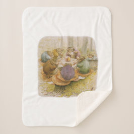 Das Tee-Party der Toads (von Beatrix Potter) Sherpadecke