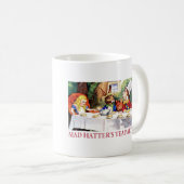 DAS TEE-PARTY DES MAD HATTER KAFFEETASSE (VorderseiteRechts)