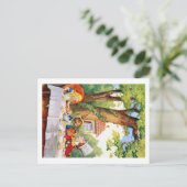 DAS TEE-PARTY DES MAD HATTER POSTKARTE (Stehend Vorderseite)