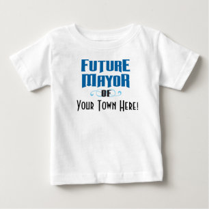 Das Tee-Shirt des zukünftigen Bürgermeisters deine Baby T-shirt