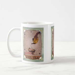 "Das Tee" Vintage-Tarotkarten-Mystik-Hexen-Kunst Kaffeetasse