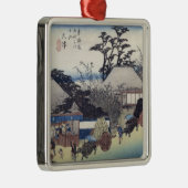 Das Teehaus am Frühling, Otsu Silbernes Ornament (Rechts)