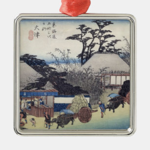 Das Teehaus am Frühling, Otsu Silbernes Ornament