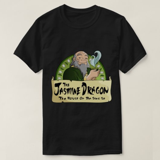 Das Teehaus des Jasmine-Drachen T-Shirt (Design vorne)