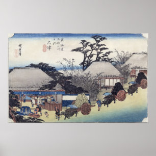 Das Teehaus im Frühling, Otsu Poster