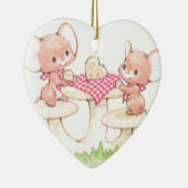 Das Teilen ist kümmerte Frühlings-Sommer-Mäuse Keramikornament (Rechts)