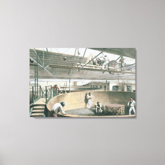 Das Telegrafenkabel in den Tanks an den beiden Leinwanddruck (Vorderseite)