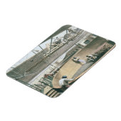 Das Telegrafenkabel in den Tanks an den beiden Magnet (Linke Seite)