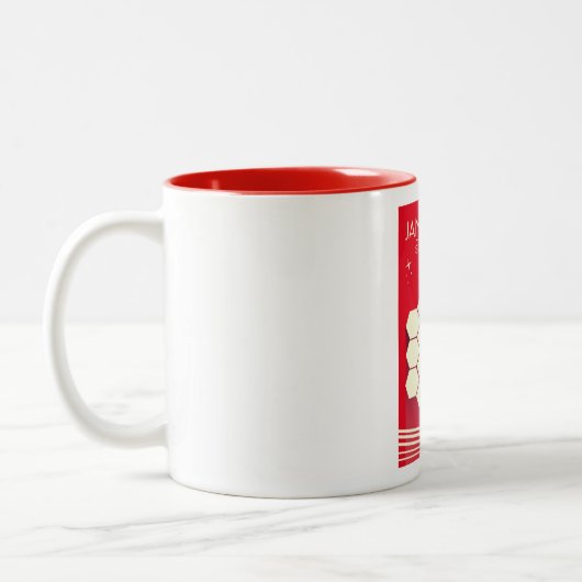 das Teleskop für den Webspace, Zweifarbige Tasse (Links)