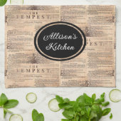 Das Tempest Shakespeare Personalisiert Kitetücher Geschirrtuch (Gefaltet)