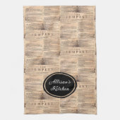 Das Tempest Shakespeare Personalisiert Kitetücher Geschirrtuch (Vertikal)