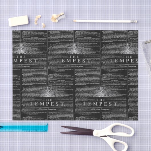 Das Tempest Shakespeare Play Tissue Seidenpapier (Handwerk)