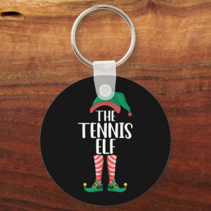 Das Tennis-Elf-Weihnachten der passenden Familieng Schlüsselanhänger
