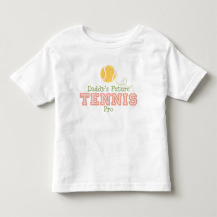 Das Tennis-Kleinkind-T-Shirt des Vatis zukünftige Kleinkind T-shirt