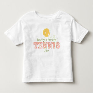 Das Tennis-Kleinkind-T-Shirt des Vatis zukünftiges Kleinkind T-shirt