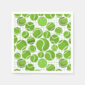 Das Tennisball-Muster Serviette (Vorderseite)