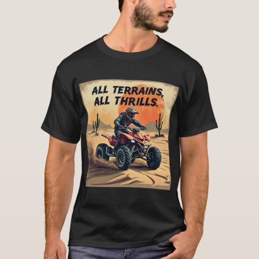 Das Terrain's All Thrills - Abenteuer T-Shirt (Vorderseite)