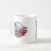 Das Texas-Ausstatter-Rodeo Bullrider Kaffeetasse (Vorderseite Links)
