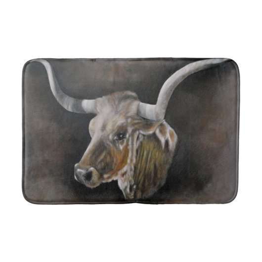 Das Texas Longhorn Badematte (Vorderseite)