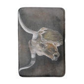 Das Texas Longhorn Badematte (Vorderseite Vertikal)