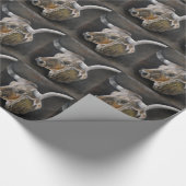 Das Texas Longhorn Geschenkpapier (Ecke)