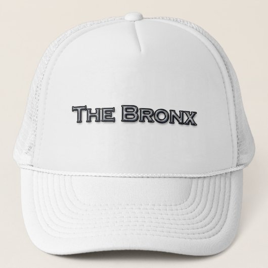 Das Text-Logo Bronx New York Truckerkappe (Vorderseite)