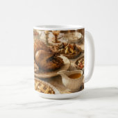 Das Thanksgiving-Dinner Kaffeetasse (VorderseiteRechts)